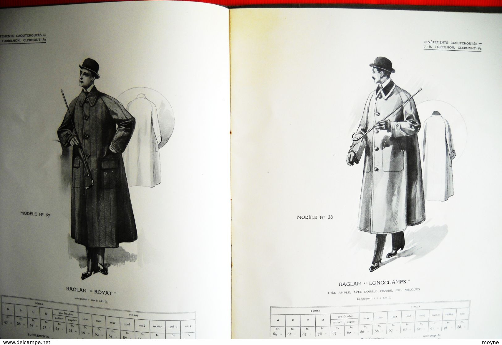 Catalogue  Vêtements Caoutchoutés Pour Hommes Et Dames - Du  1er Février 1914 - Autres & Non Classés