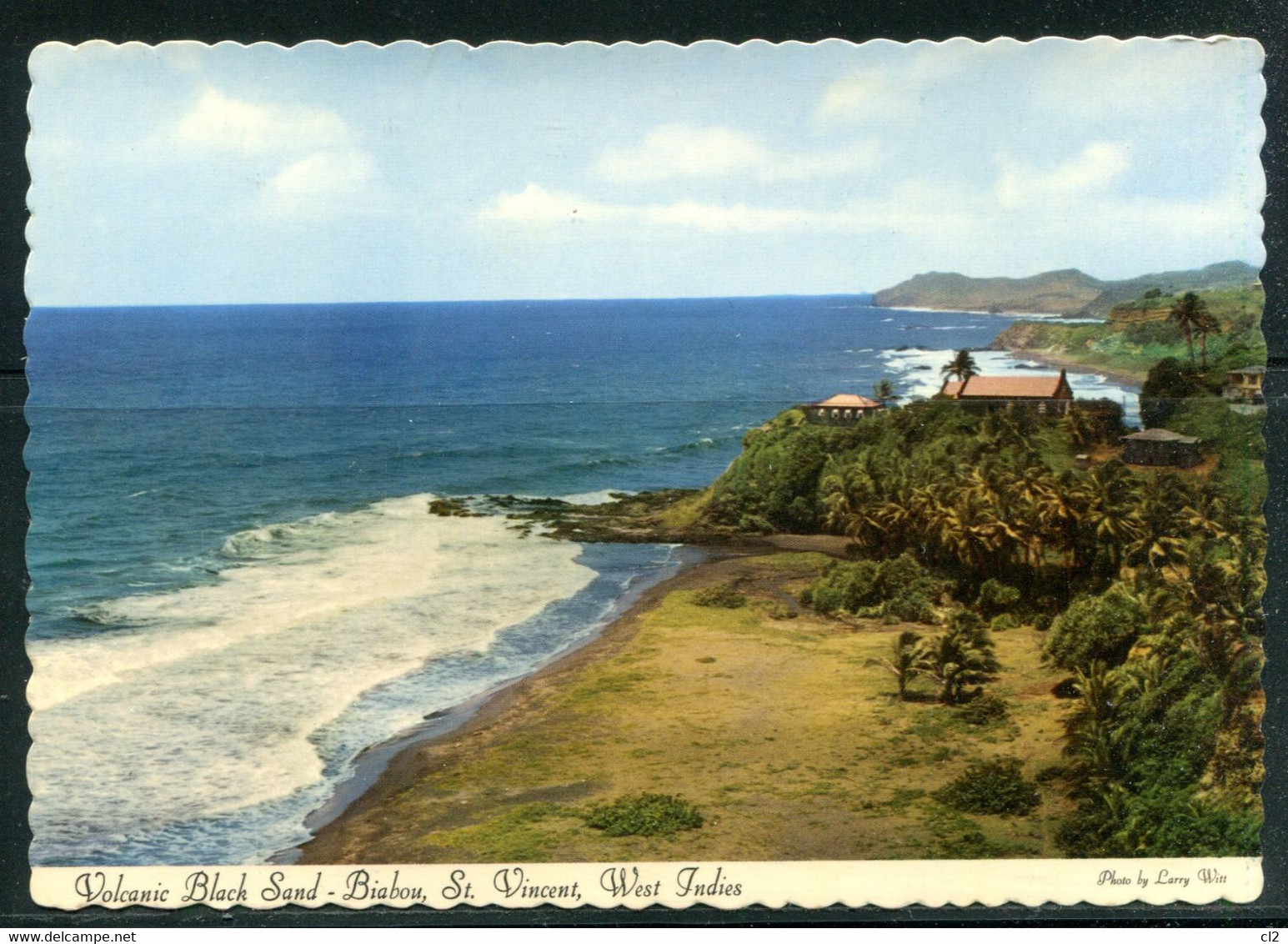 Volcanic Black Sand - Biabou (cartes Vierge) - Saint Vincent En De Grenadines