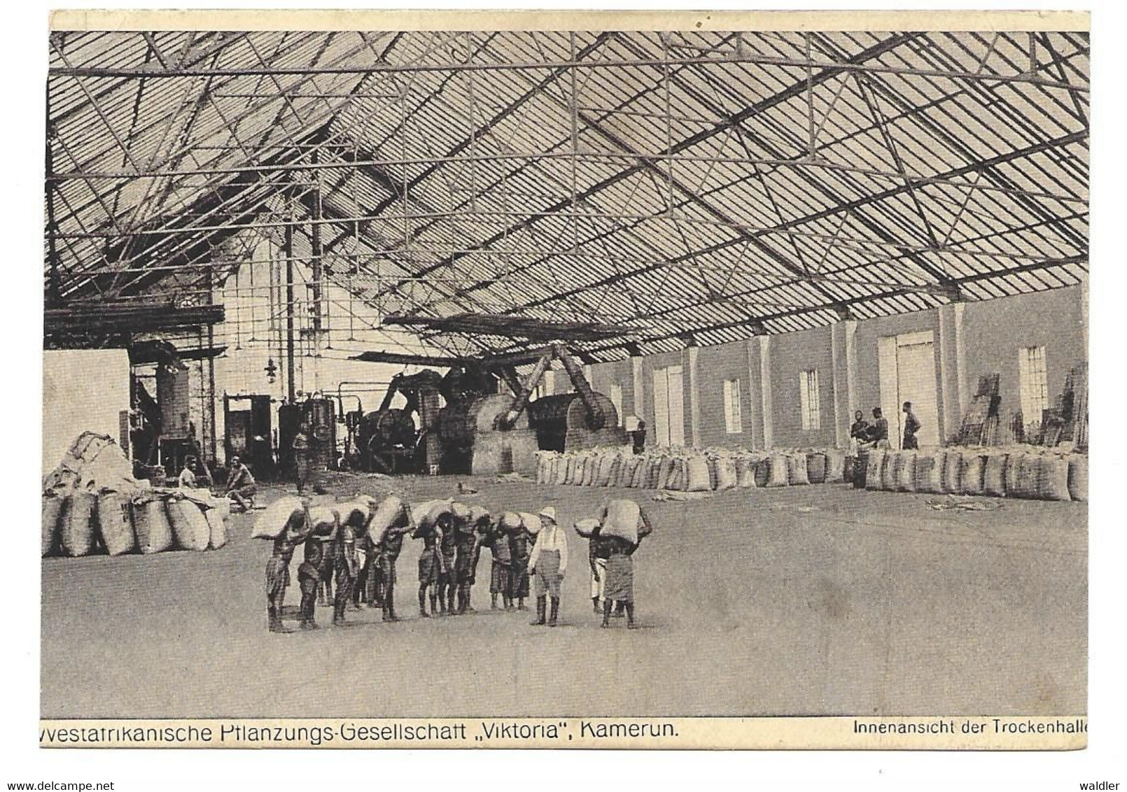 2000  HAMBURG - WANDSBECK  REICHARDT KAKAO WERK, TROCKENHALLE DER WESTAFR. PFLANZUNGS GESELL. KAMERUN - Wandsbek