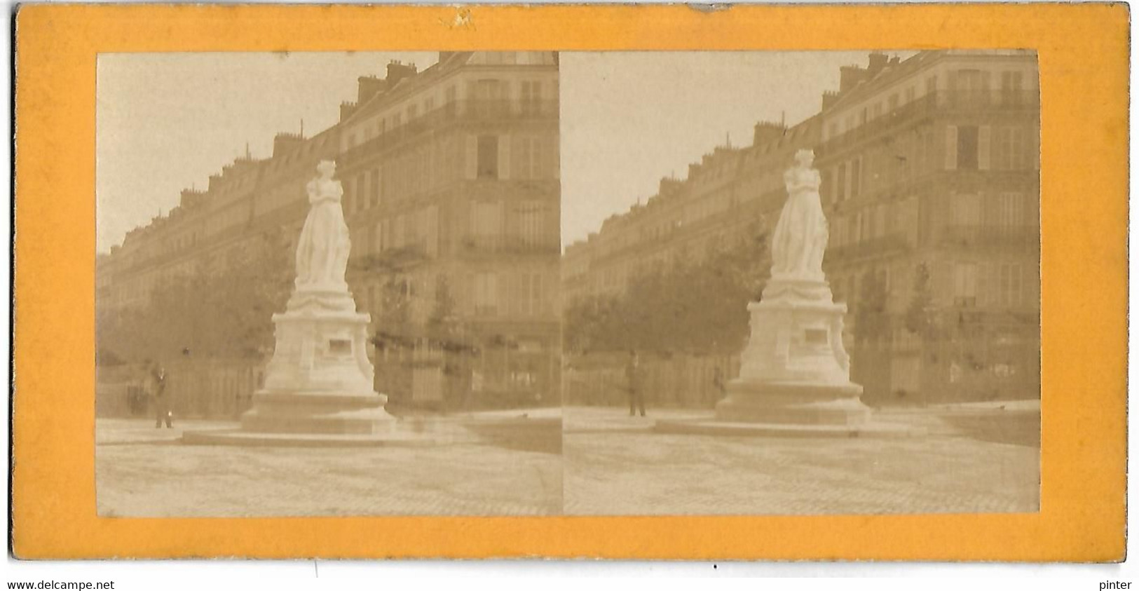 PARIS - Sculpture De L'Impératrice Joséphine - Photos Stéréoscopiques - Non Classés