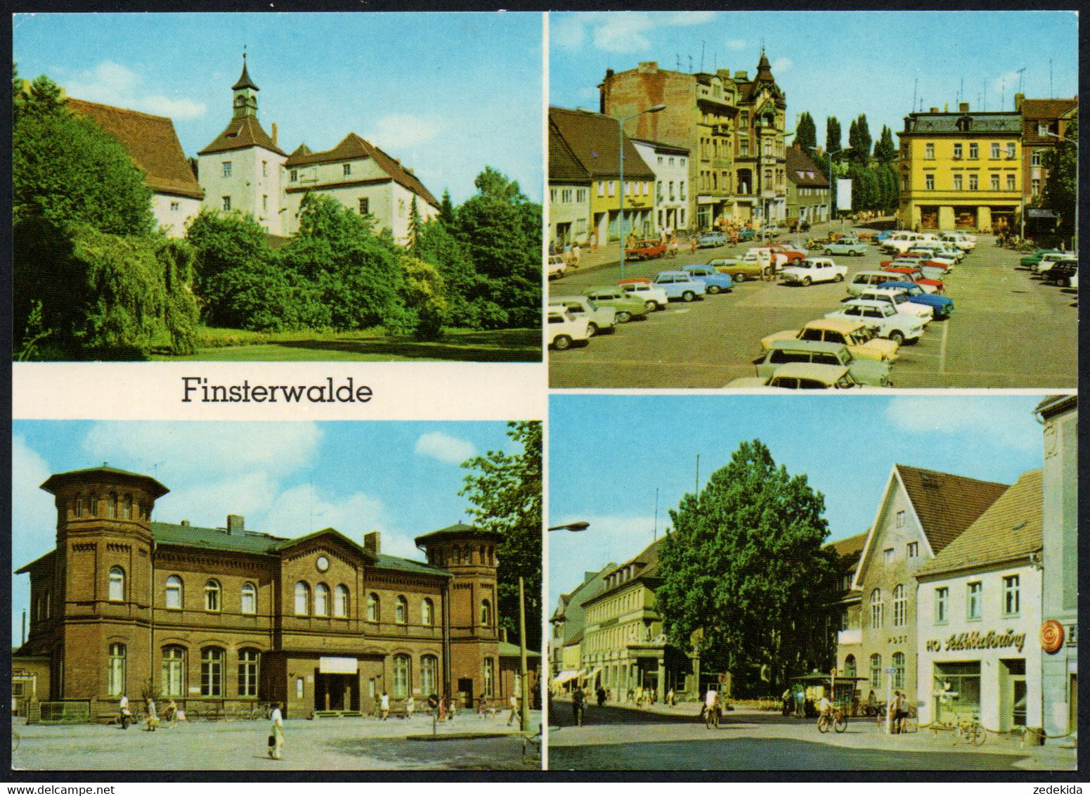 E7807 - TOP Finsterwalde Bahnhof - Bild Und Heimat Reichenbach - Finsterwalde