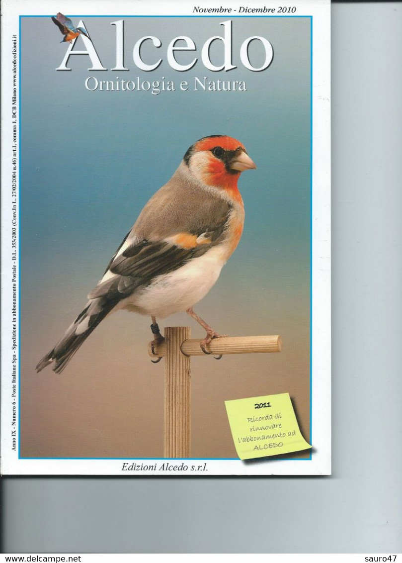 AC04  ALCEDO Ornitologia E Natura  N. 6  2010 - Natur