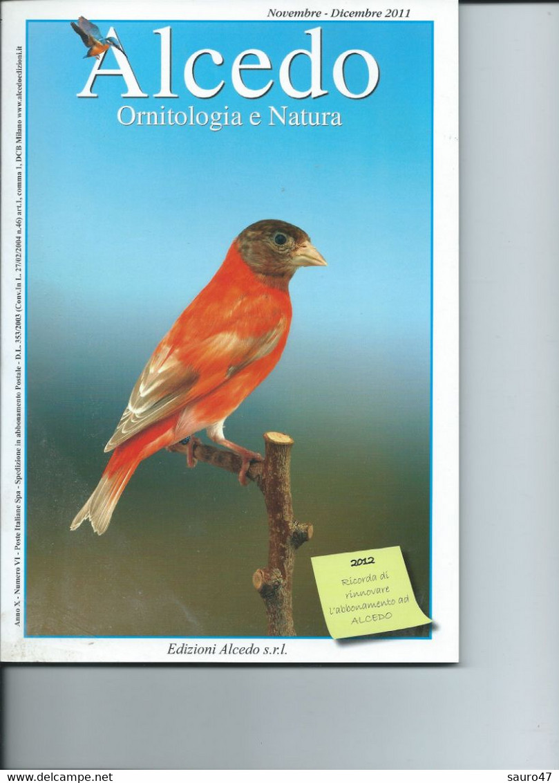 AC05  ALCEDO Ornitologia E Natura  N. 6  2011 - Naturaleza
