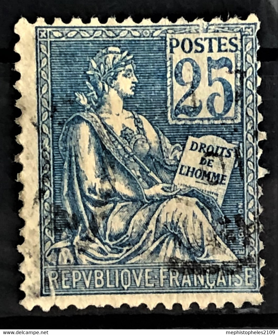 FRANCE 1900/01 - Canceled - YT 114 - 25c - 1900-02 Mouchon