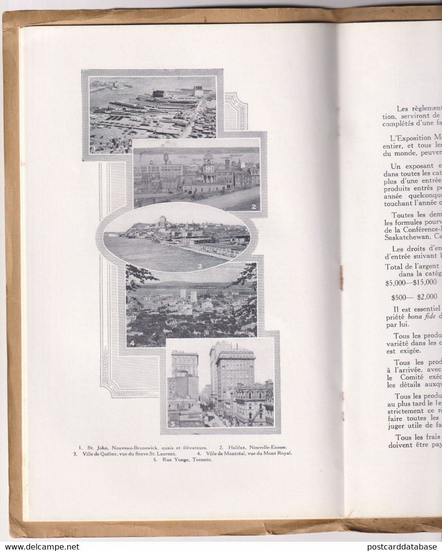 Conférence Et Congrès Mondial Du Grain - Regina, Canada 1932 - 40 Pages - Size 16x25 - & Agriculture - Agriculture