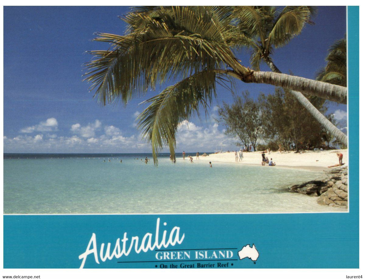 (GG 34 ) Australia - QLD  -  Green Island (posted With Roller Blade Stamps) - Great Barrier Reef