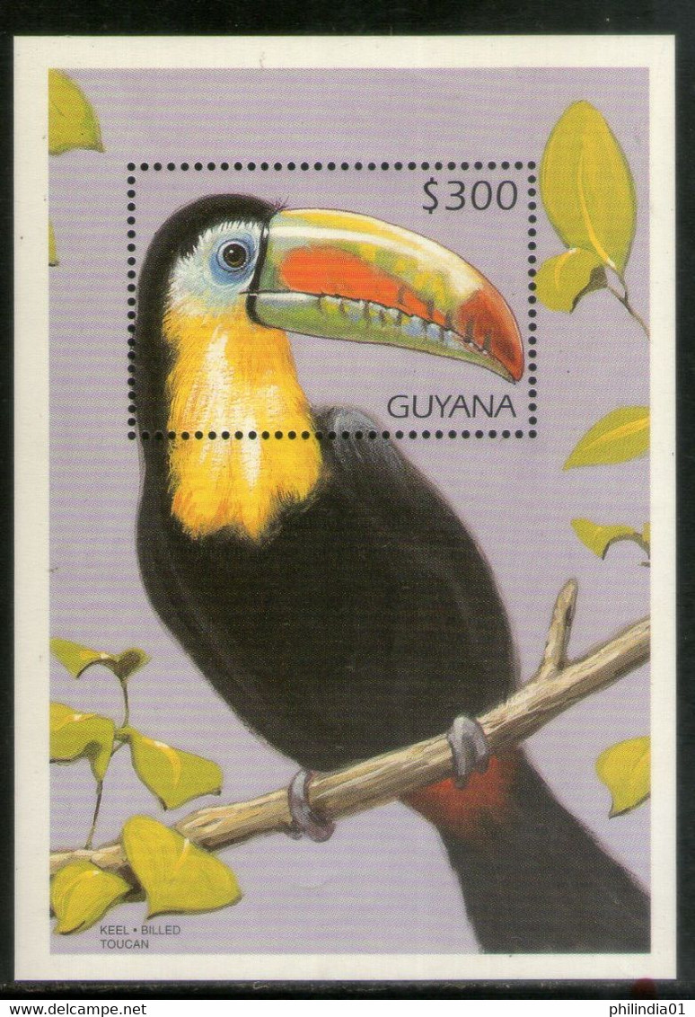 Guyana 1997 Toucan Birds Wildlife Animal Sc 3226 M/s MNH # 13074 - Cuco, Cuclillos