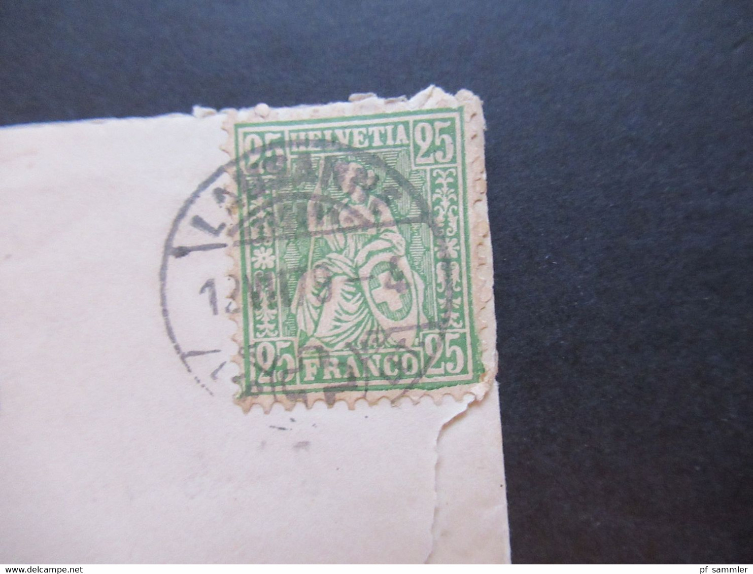 Schweiz 12.7.1879 Nr. 32 Als EF Auf Auslandsbrief Lausanne - Dresden Mit Ank. Stempel K1 Dresden Altst. - Lettres & Documents