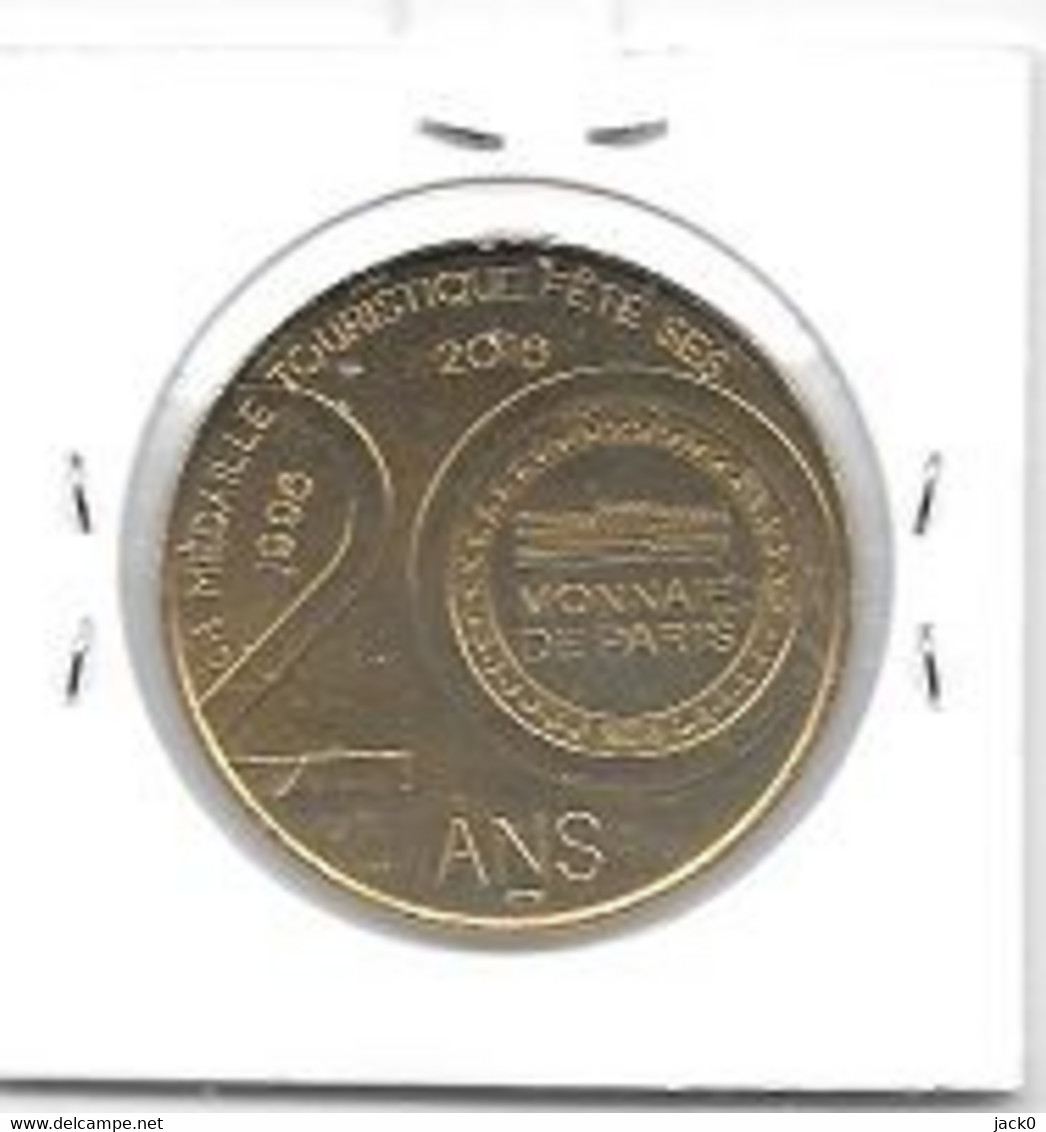 Médaille  Monnaie De Paris  2016, LA MEDAILLE TOURISTIQUE FÊTE SES 20 ANS  Recto  Verso - 2016