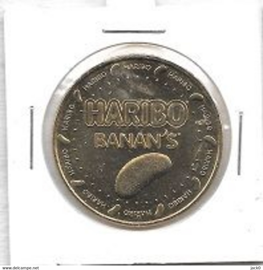 Médaille  Monnaie De Paris  2018, Ville  UZES, Marque  Alimentaire  Bonbons  HARIBO  BANAN' S ( 30 ) - 2018