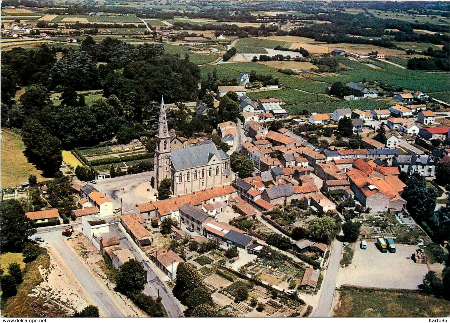 Haute Goulaine * Vue Générale Aérienne De La Commune - Haute-Goulaine