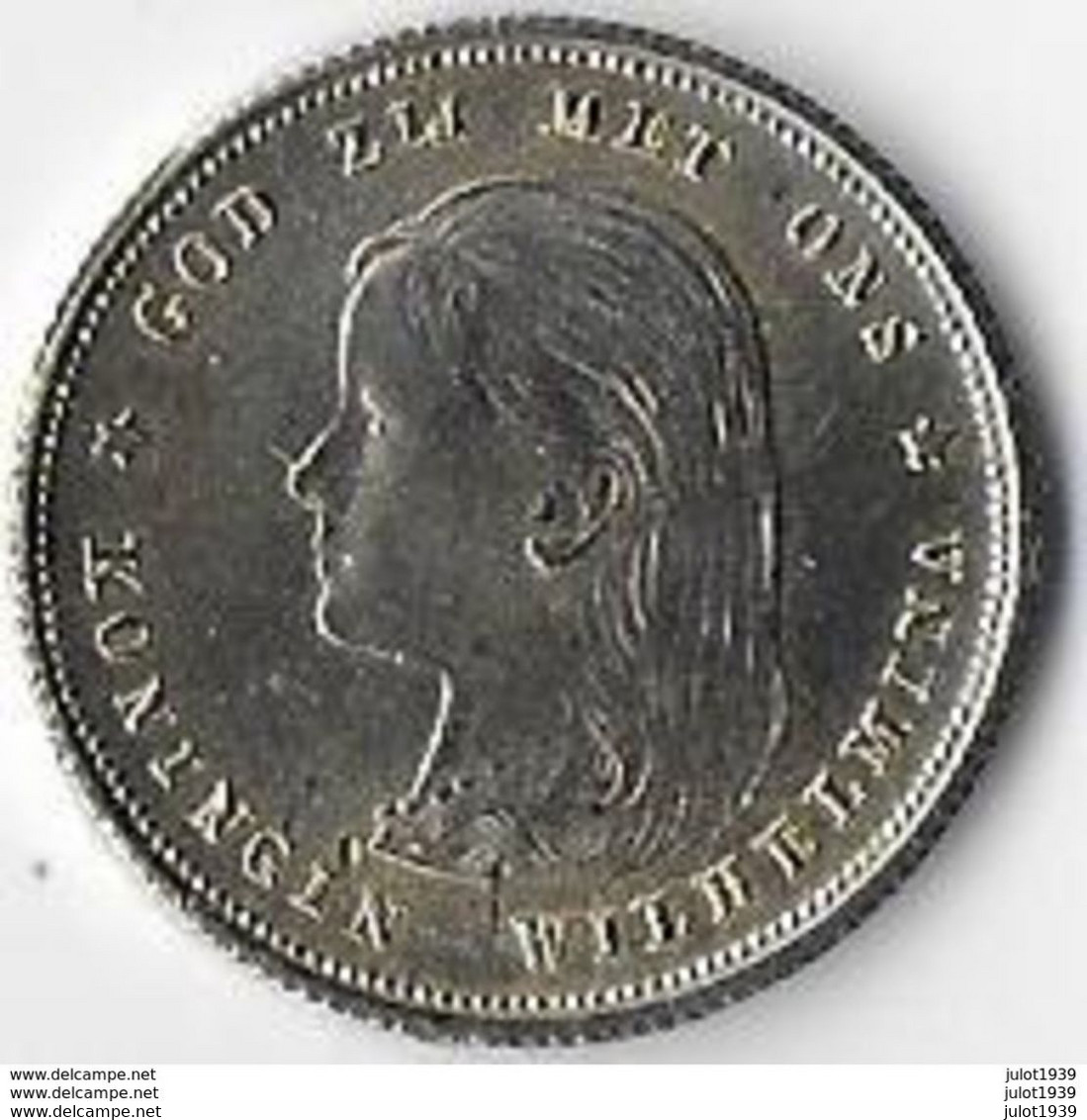 NEDERLAND ..-- COPY . 10 Gulden Plaqué OR ( Copy ) . WILHELMINA . Bien Regarder Les Scans !! - Gold And Silver Coins