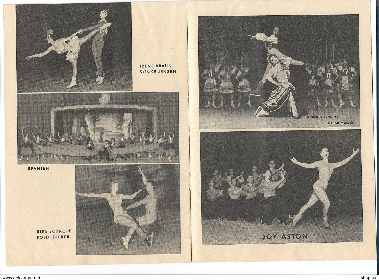 C3975/Eis-Ballett Max + Ernst Baier 1957 Programmheft Eislaufen Borgward Reklame - Sonstige & Ohne Zuordnung