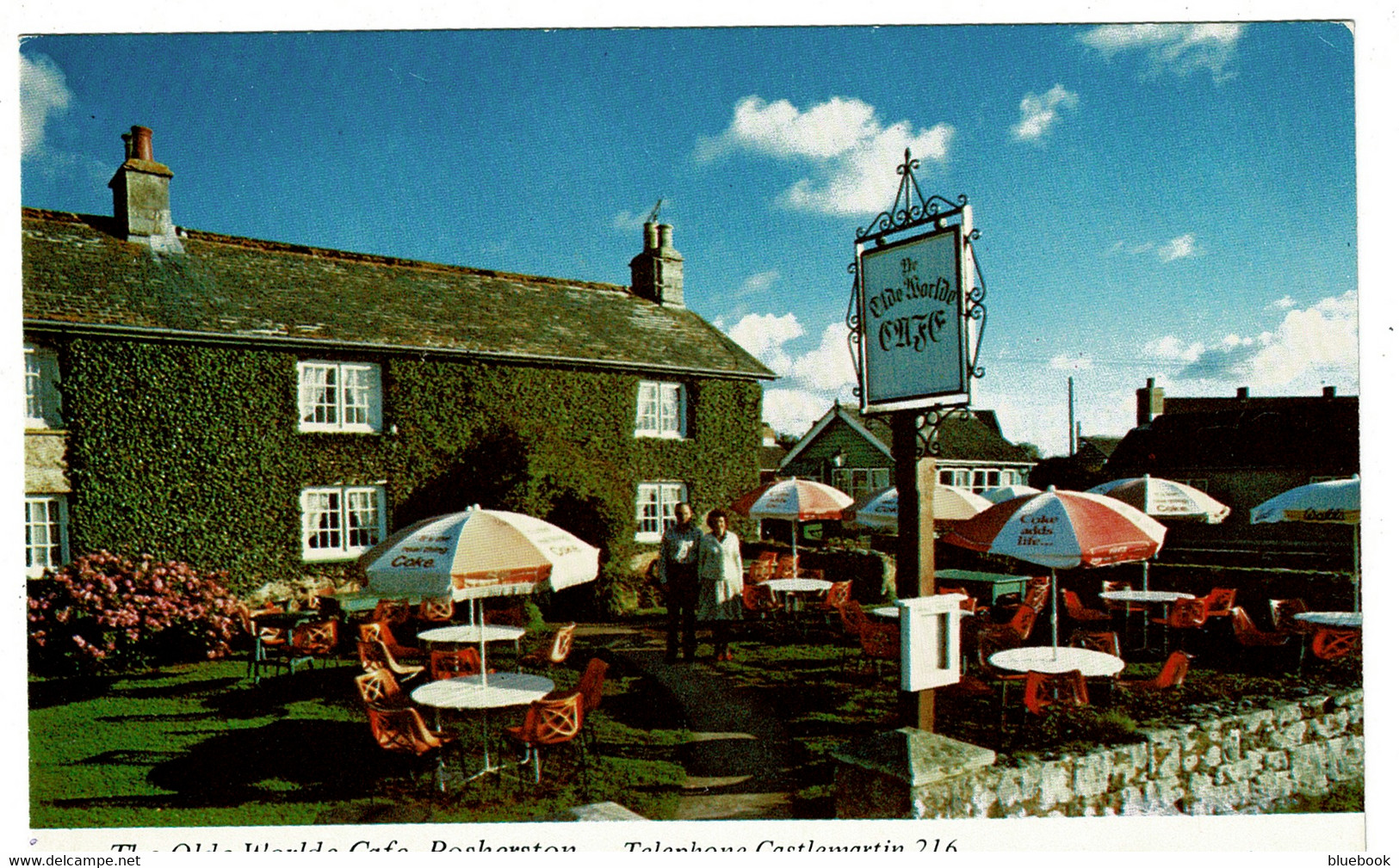 Ref 1460 - Postcard - Ye Olde World Cafe - Bosherston Pembrokeshire Wales - Pembrokeshire