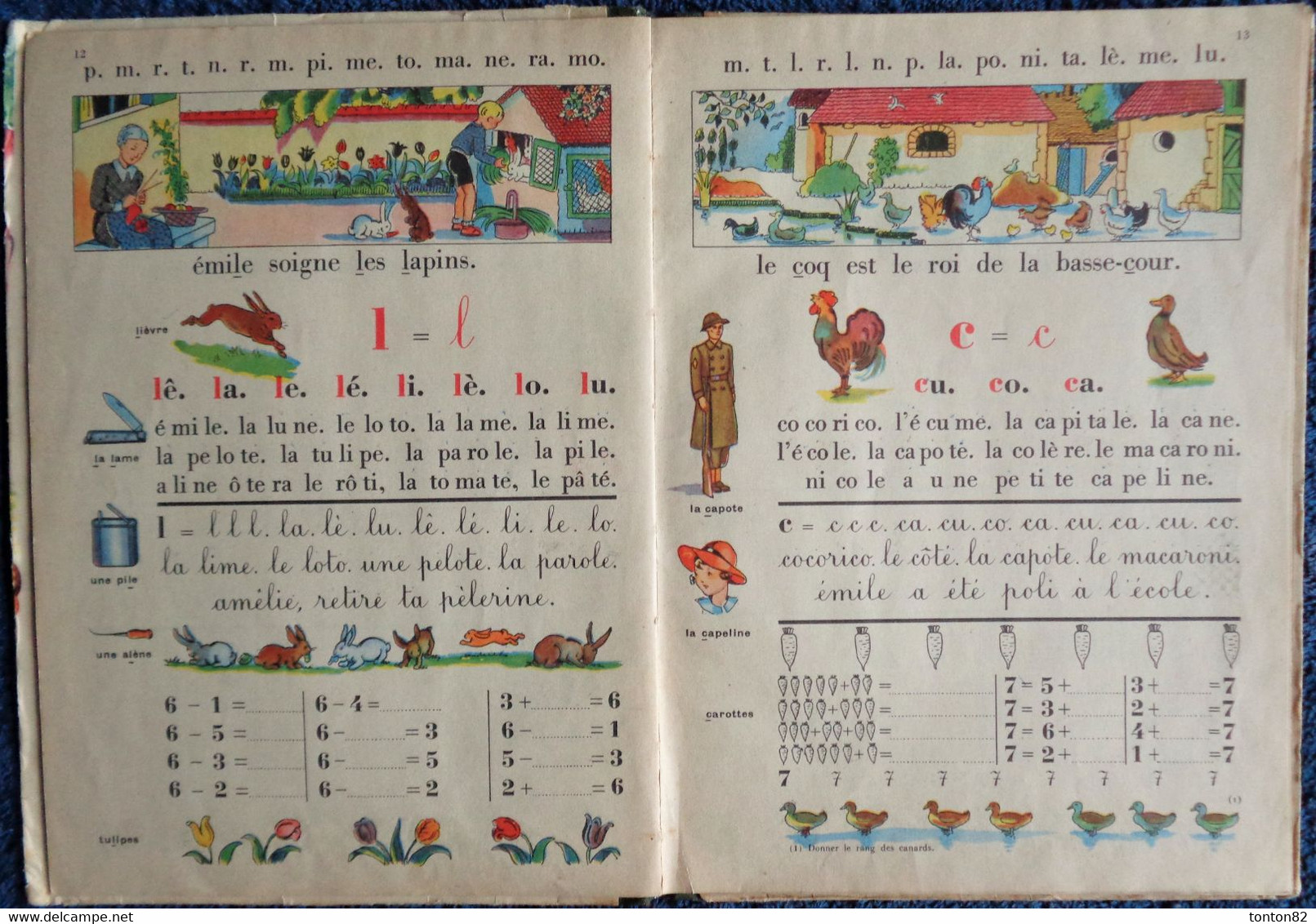 M. Boscher - La Journée Des Tout Petits - Éditions J. Chapron - ( 1953 ) . - 0-6 Years Old