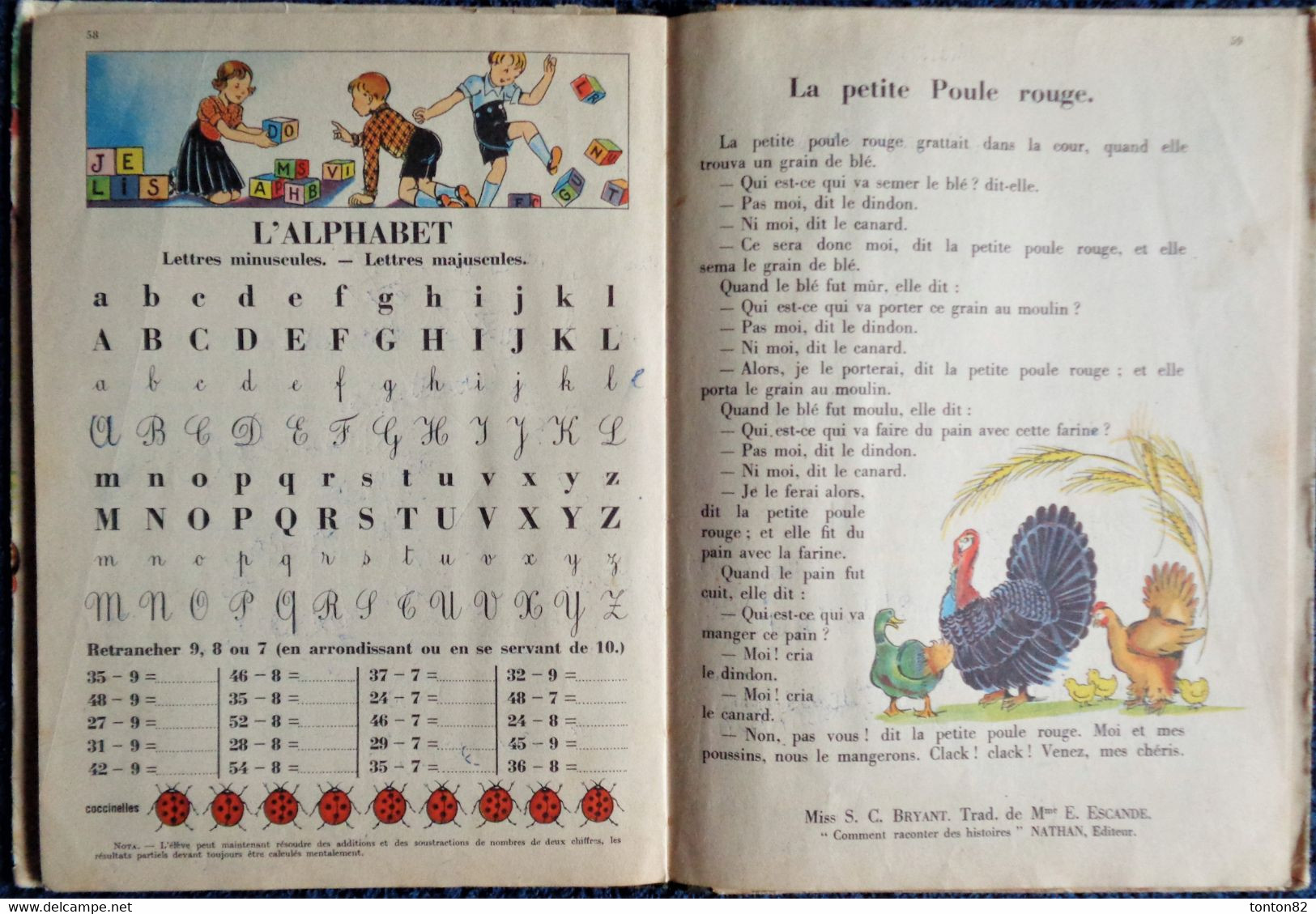 M. Boscher - La Journée des Tout Petits - Éditions J. Chapron - ( 1953 ) .