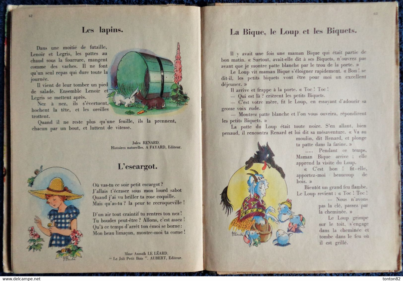 M. Boscher - La Journée des Tout Petits - Éditions J. Chapron - ( 1953 ) .