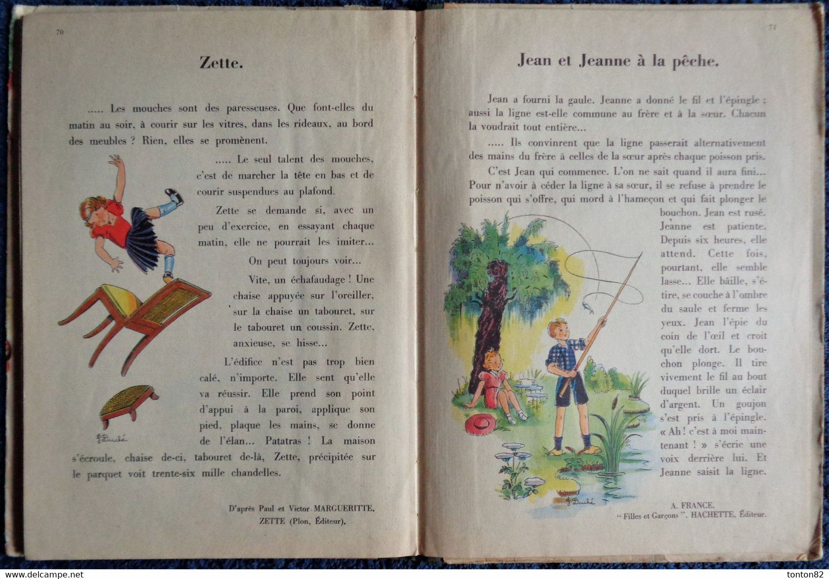 M. Boscher - La Journée des Tout Petits - Éditions J. Chapron - ( 1953 ) .