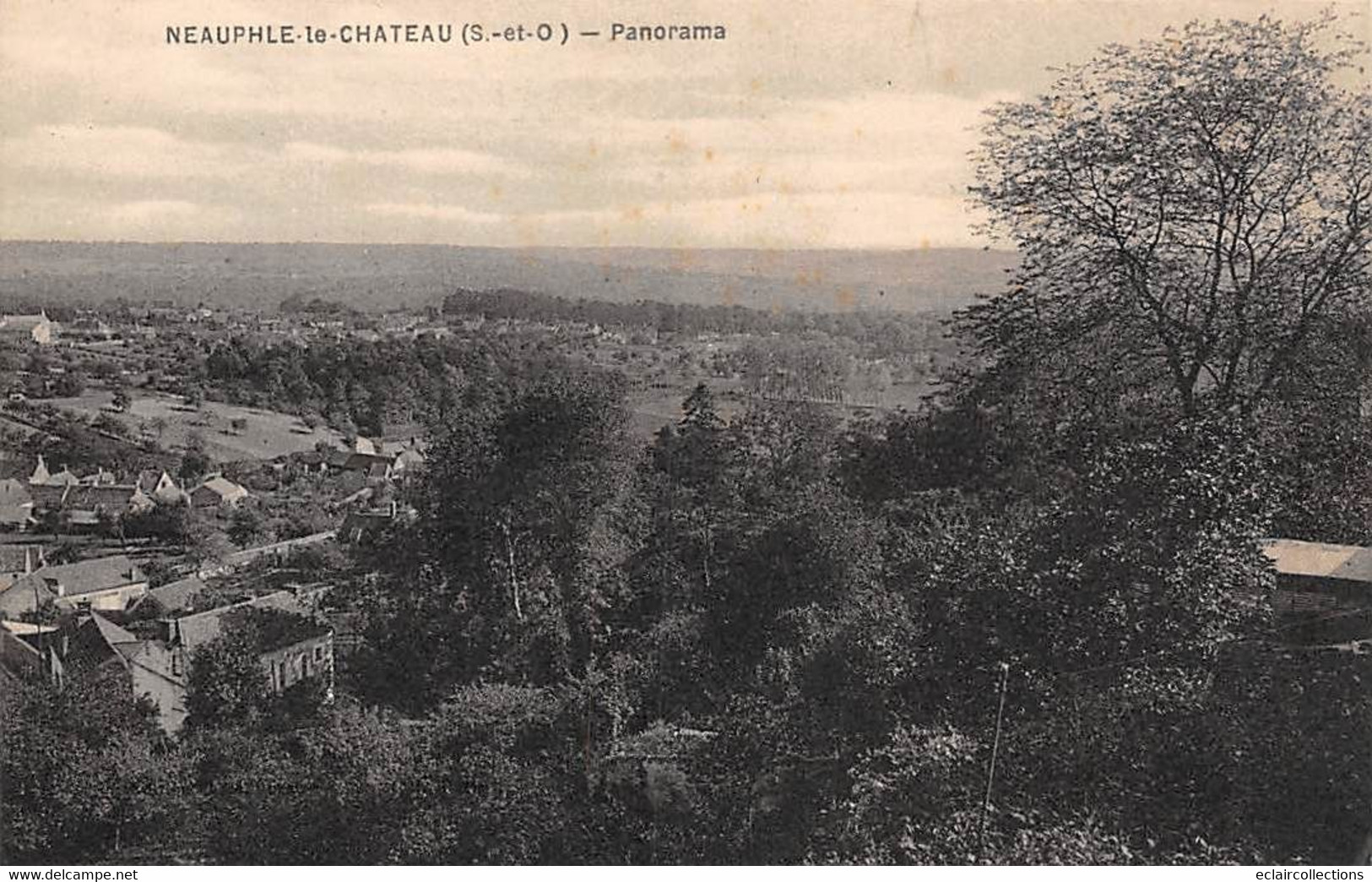 Neauphle Le Château        78        Panorama            (voir Scan) - Neauphle Le Chateau