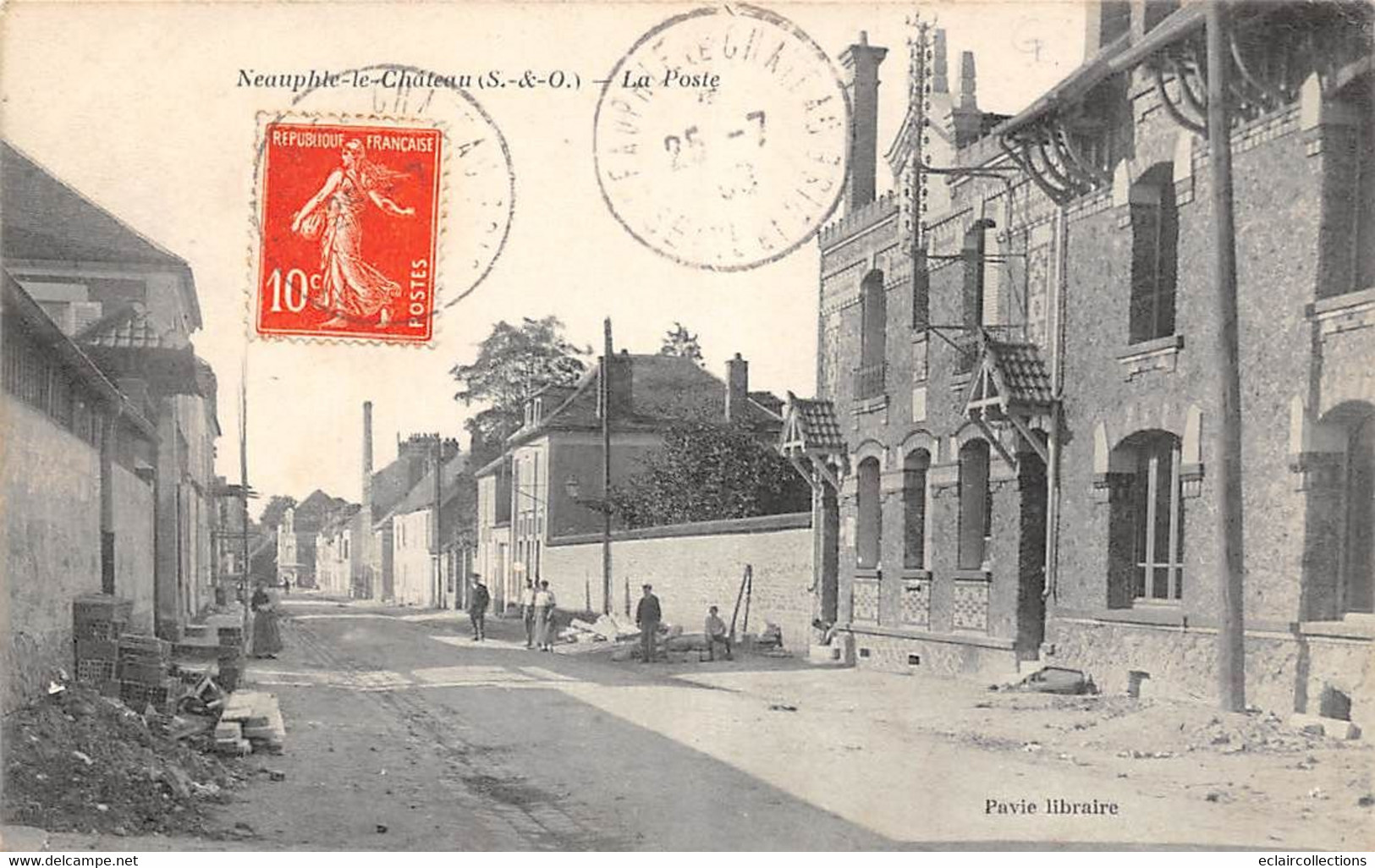 Neauphle Le Château        78         La Poste               (voir Scan) - Neauphle Le Chateau