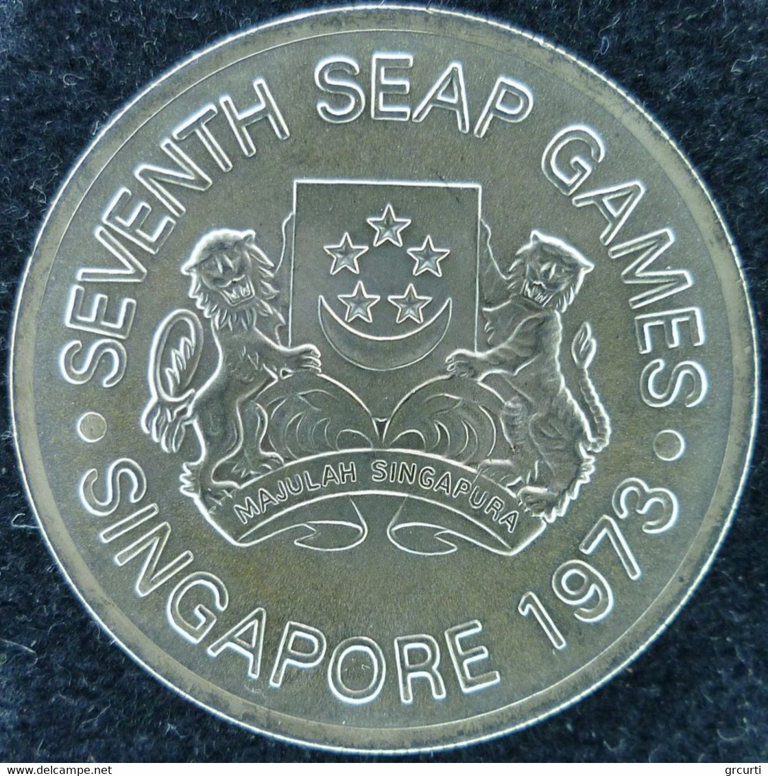 Singapore - 5 Dollars 1973 - 7° Giochi Della Penisola Del Sud-Est Asiatico - KM# 10 - Singapour
