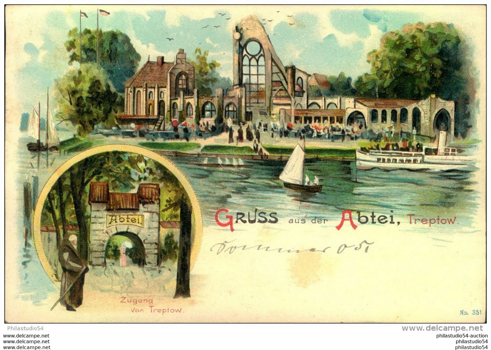 Abtei, Alt Treptow, Gruß Aus Der ..., Ca. 1905 Ungebraucht - Treptow