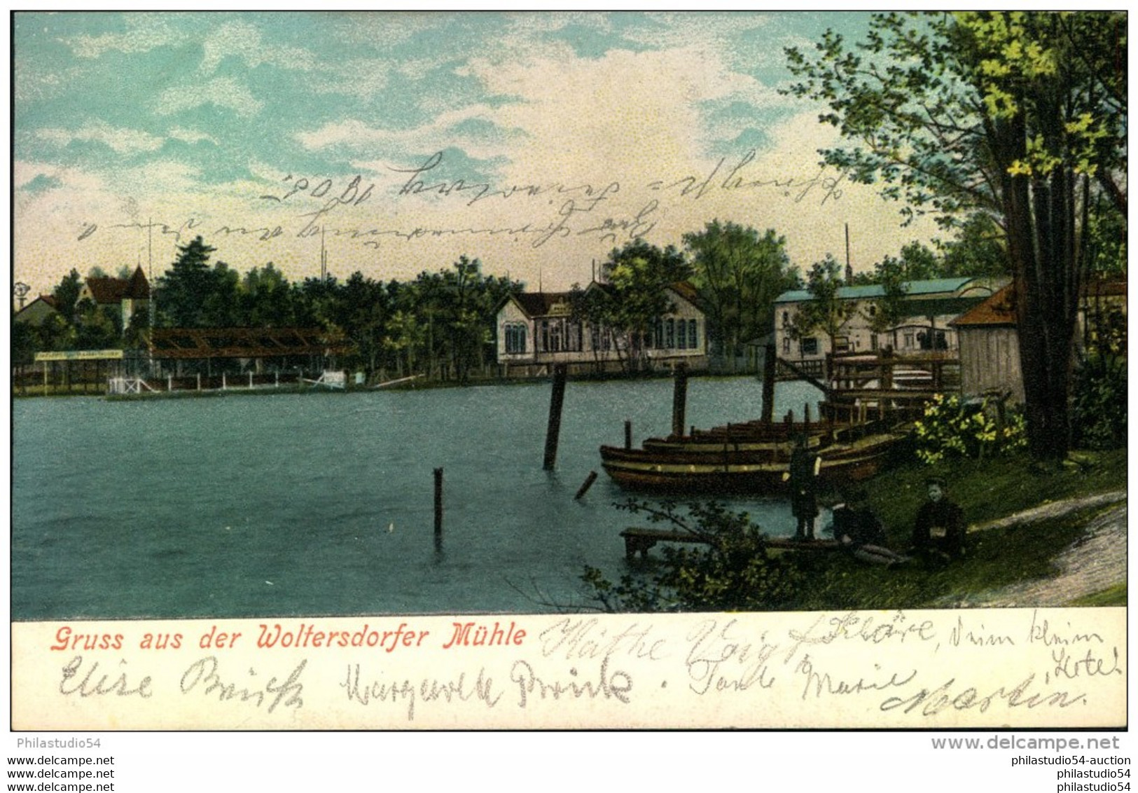 Woltersdorfer Mühle, Gruss Aus Der ..., 1905, Beschrieben Aber Ungebraucht, Evtl. Im Kuvert Verschickt - Woltersdorf