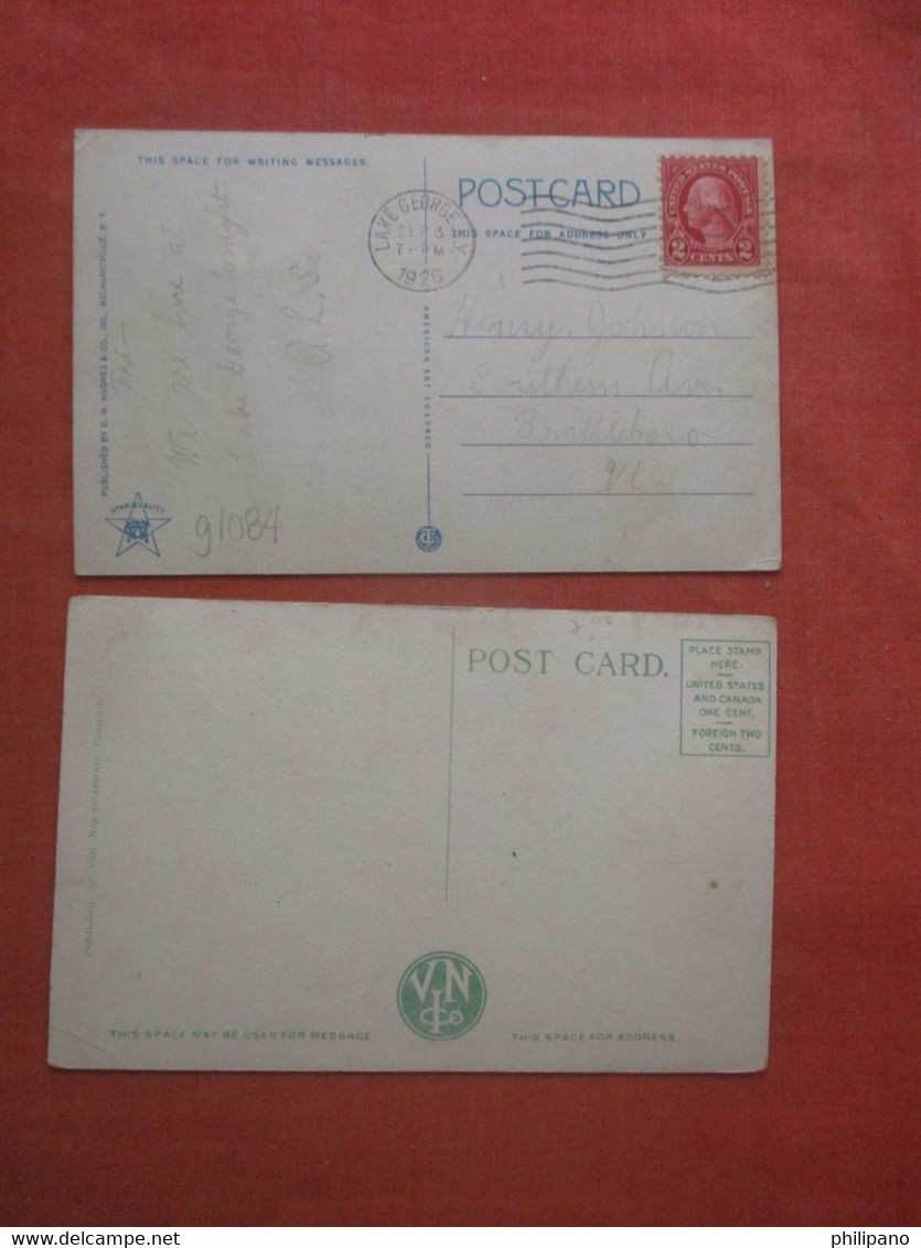 2 Card Lot  Fort Willian Henry Hotel  Lake George  New York > Lake George   >   Ref 4642 - Lake George