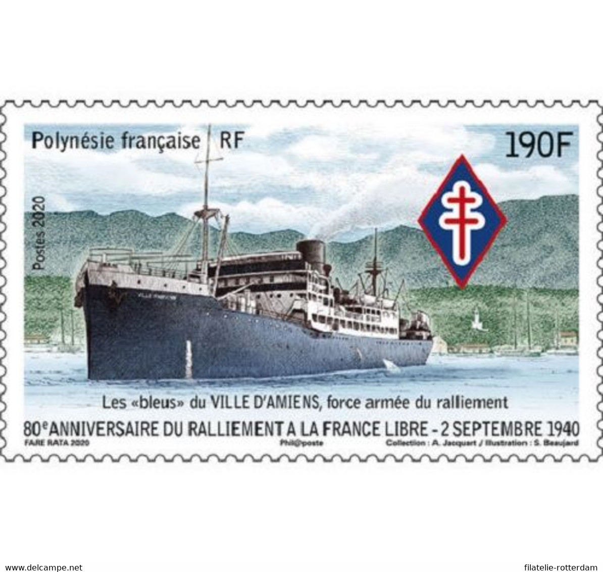Frans-Polynesië / French Polynesia - Postfris / MNH - Schepen 2020 - Neufs