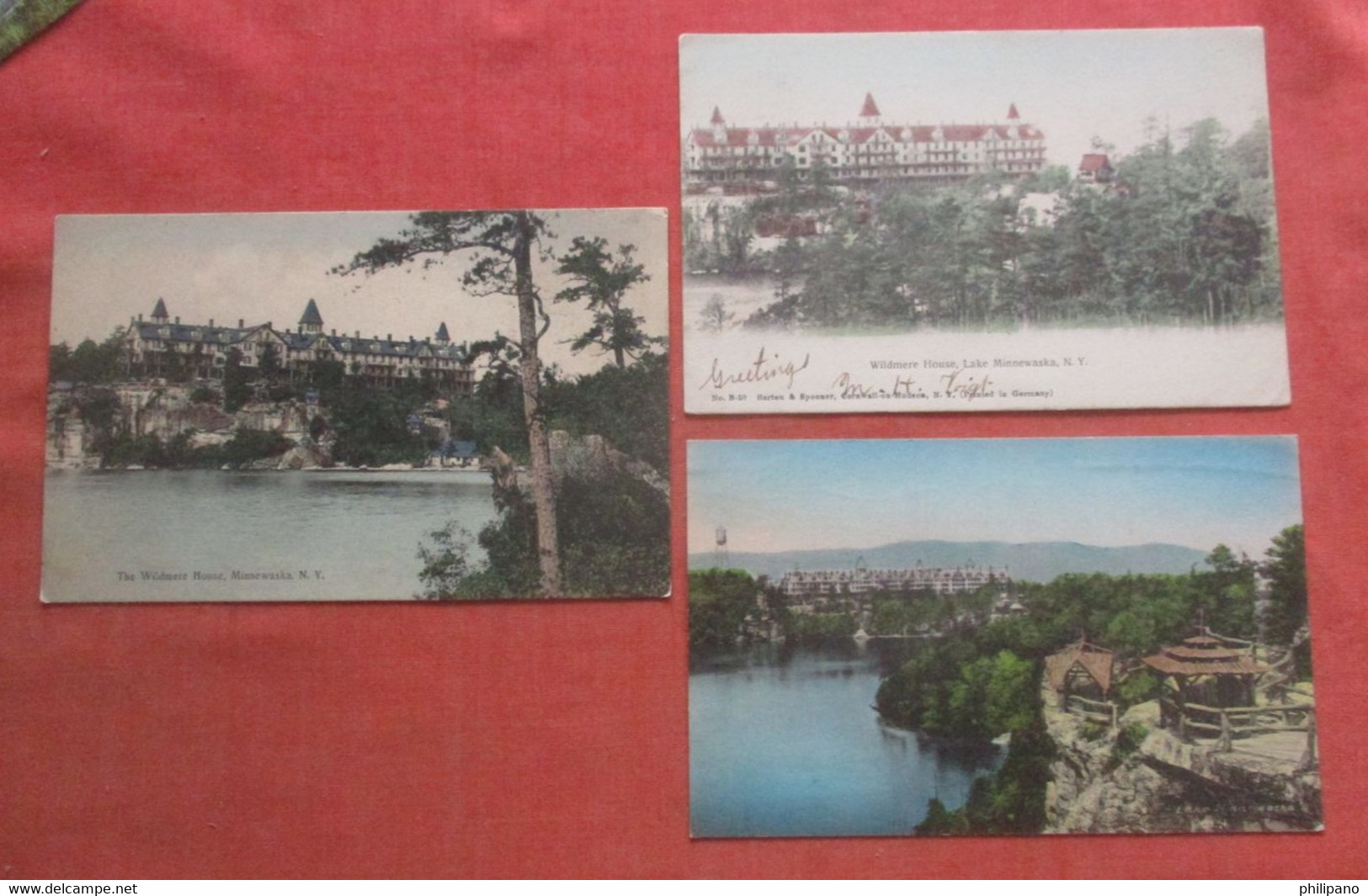 Lot Of 3 Cards  Lake Minnewaska  NY  >   Ref 4642 - Catskills