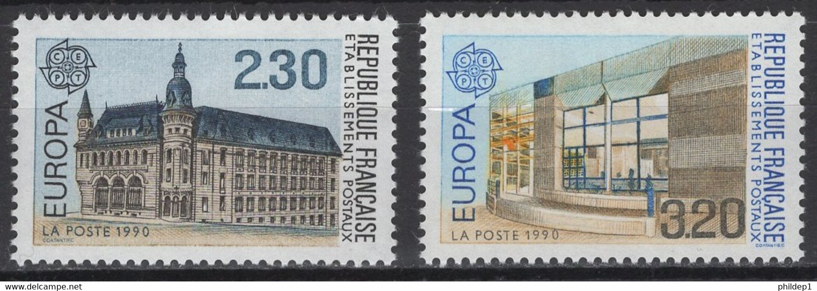 France: 1990. Y&T 2020. N° 2642/43 **, MNH, Neuf(s). TTB - Unused Stamps