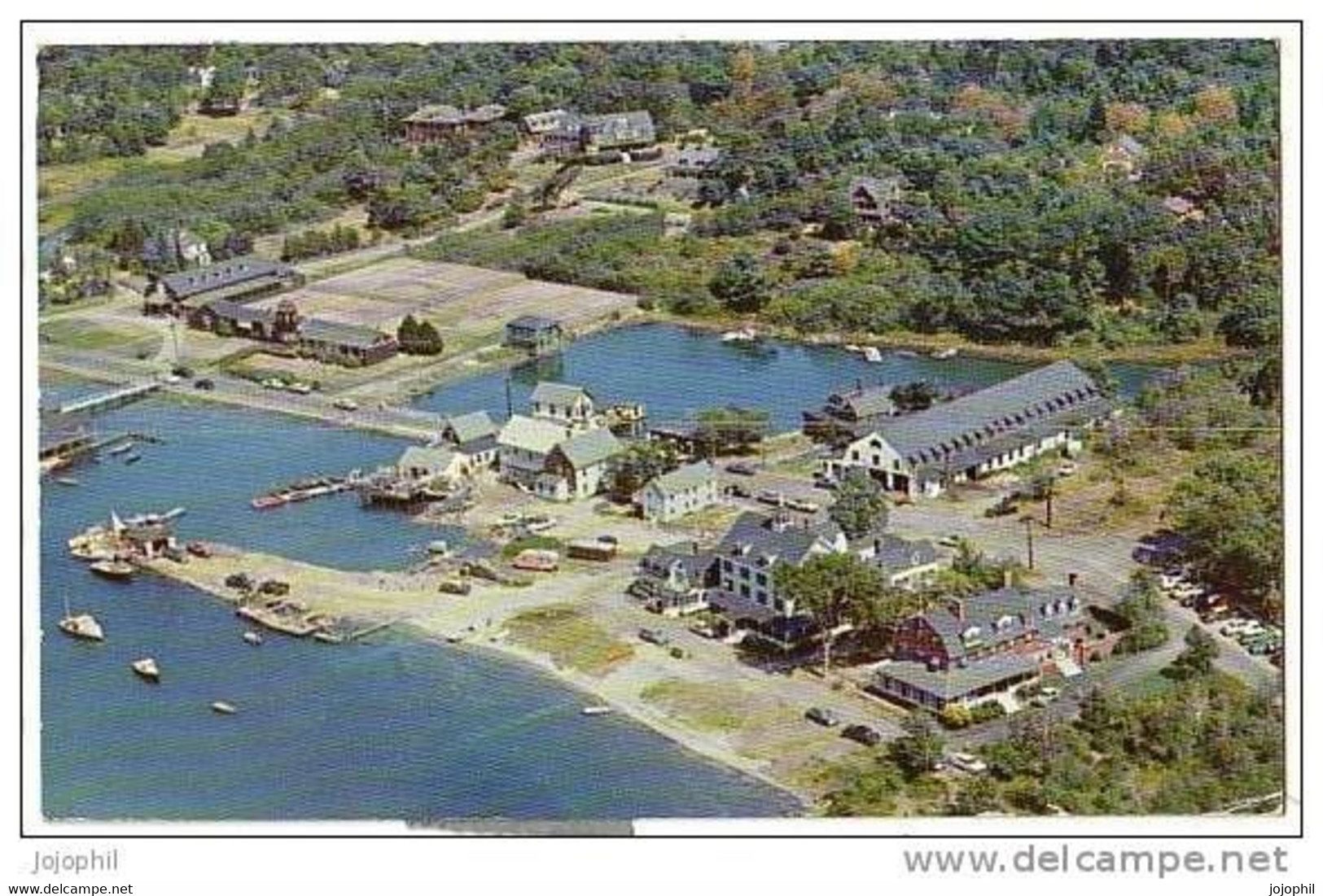 The Kennebunk River Club - With The Arundel Hotel In The Foreground - Kennebunkport - 1978 - Kennebunkport