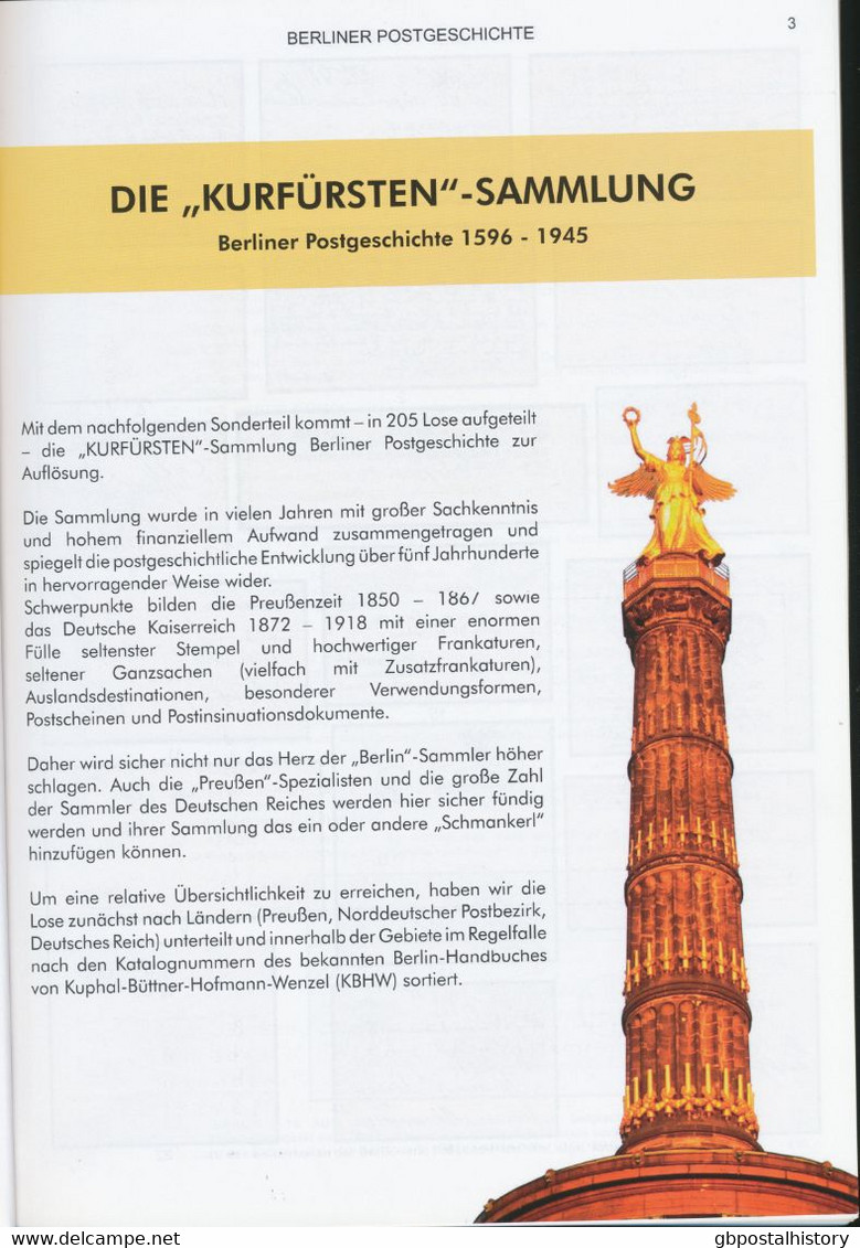 HEINRICH KÖHLER, Wiesbaden; 330. AUKTION 18. Mai 2007; Die „Kurfürsten“-Sammlung - Catálogos De Casas De Ventas