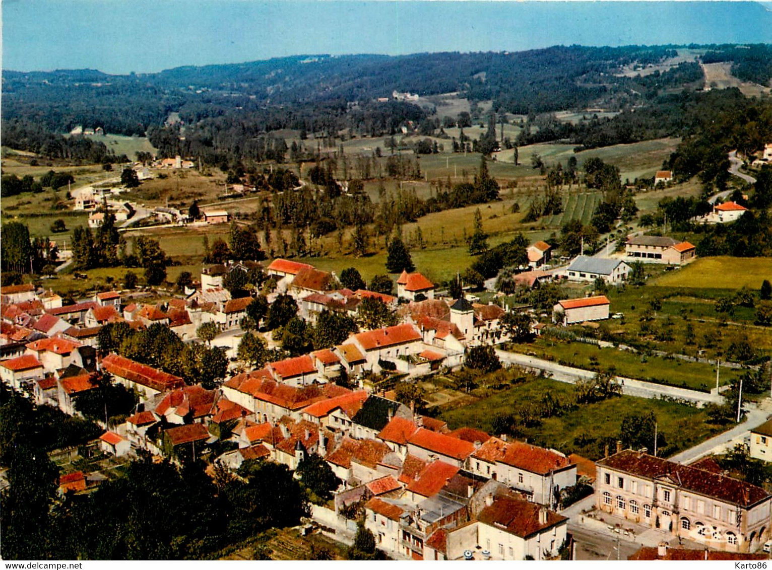 Cazals * Vue Générale Aérienne Du Village - Cazals