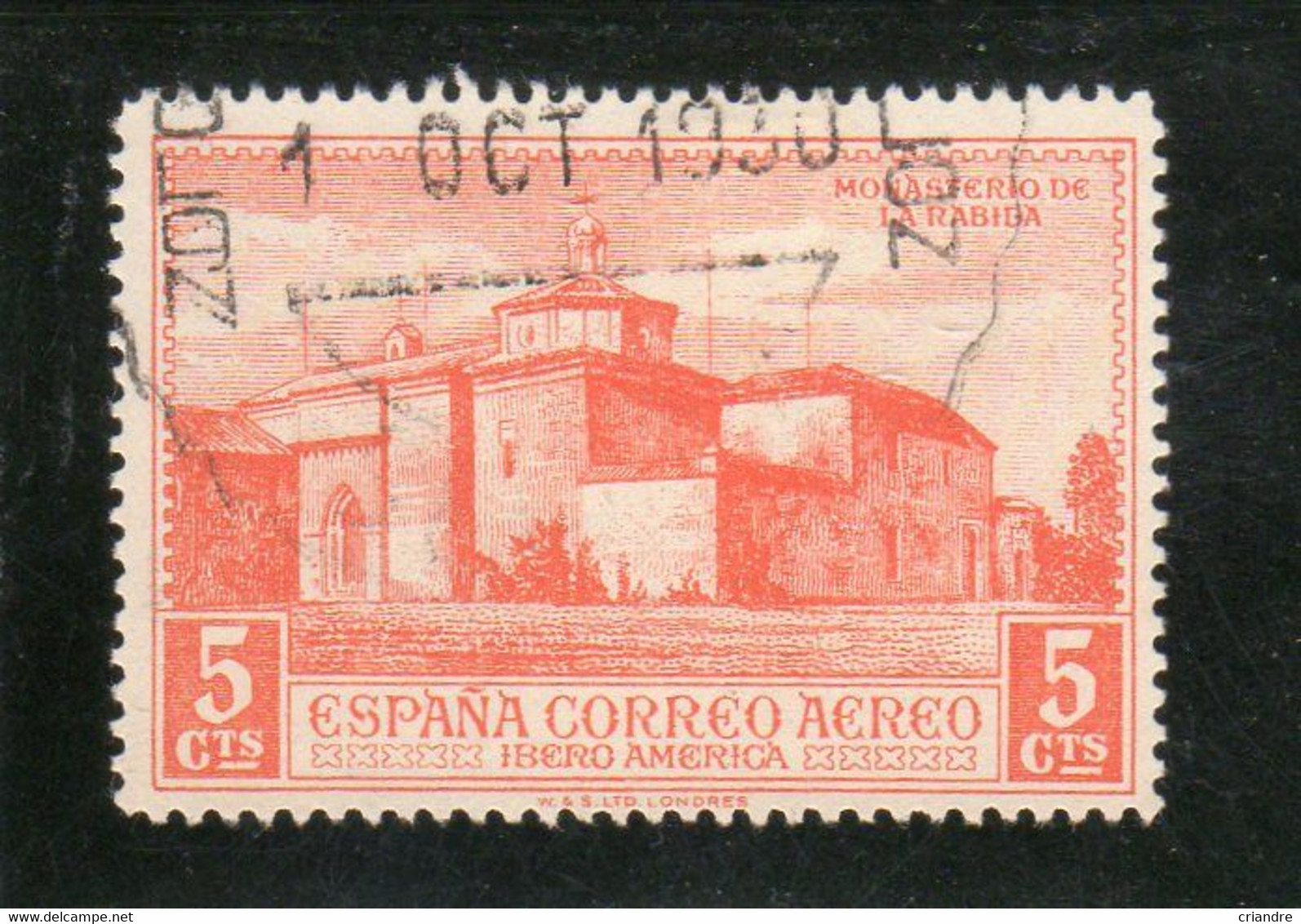 Espagne: Année 1930 :  PA N°57a Obl - Usados