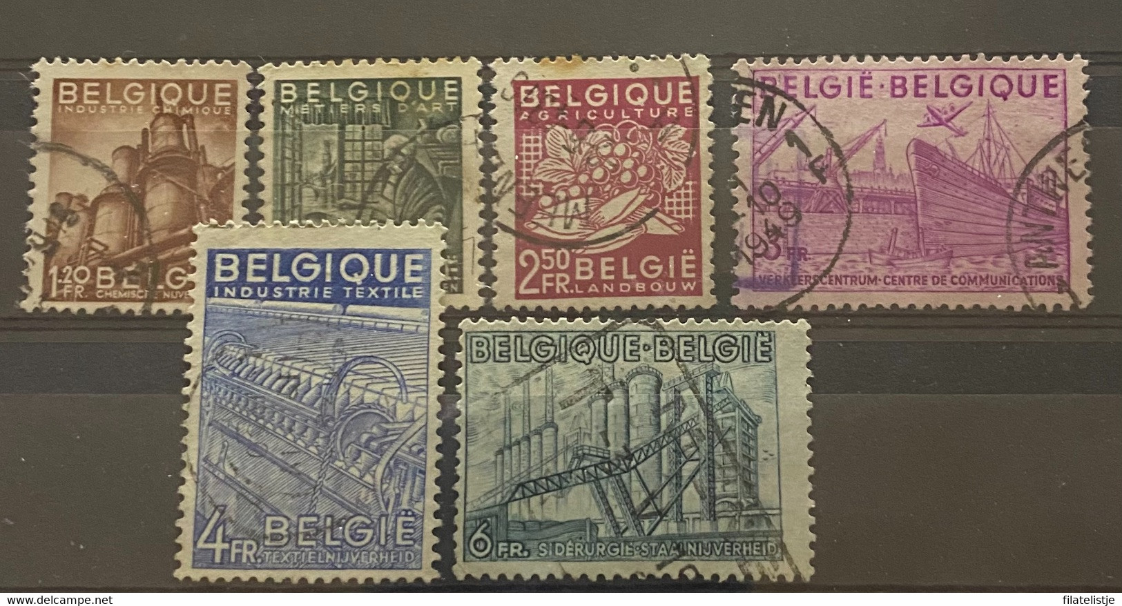 België Zegel Nrs 767 - 772 Used - Oblitérés