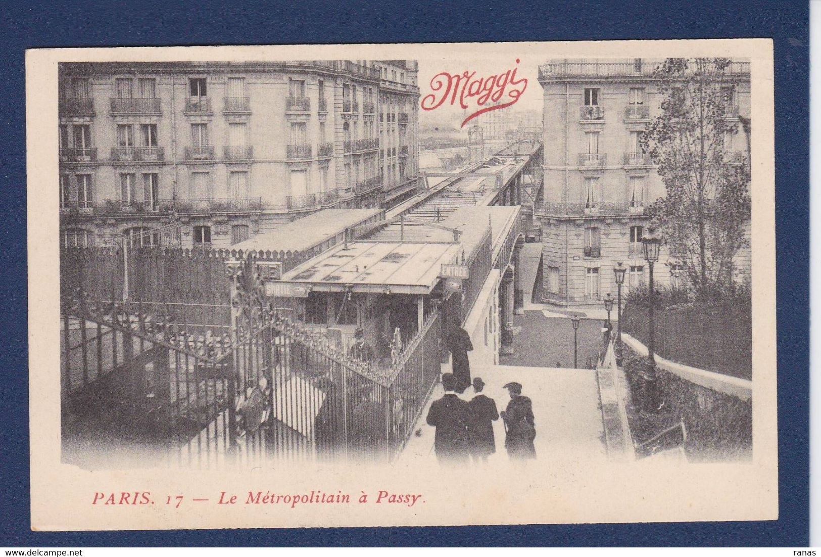 CPA [75] Paris > Métro Parisien, Gares Non Circulé Passy - Metro, Stations