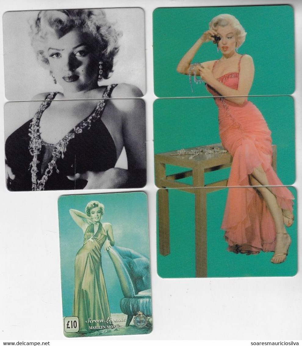 Great Britain 6 Phonecards Marilyn Monroe Puzzles - Puzzle