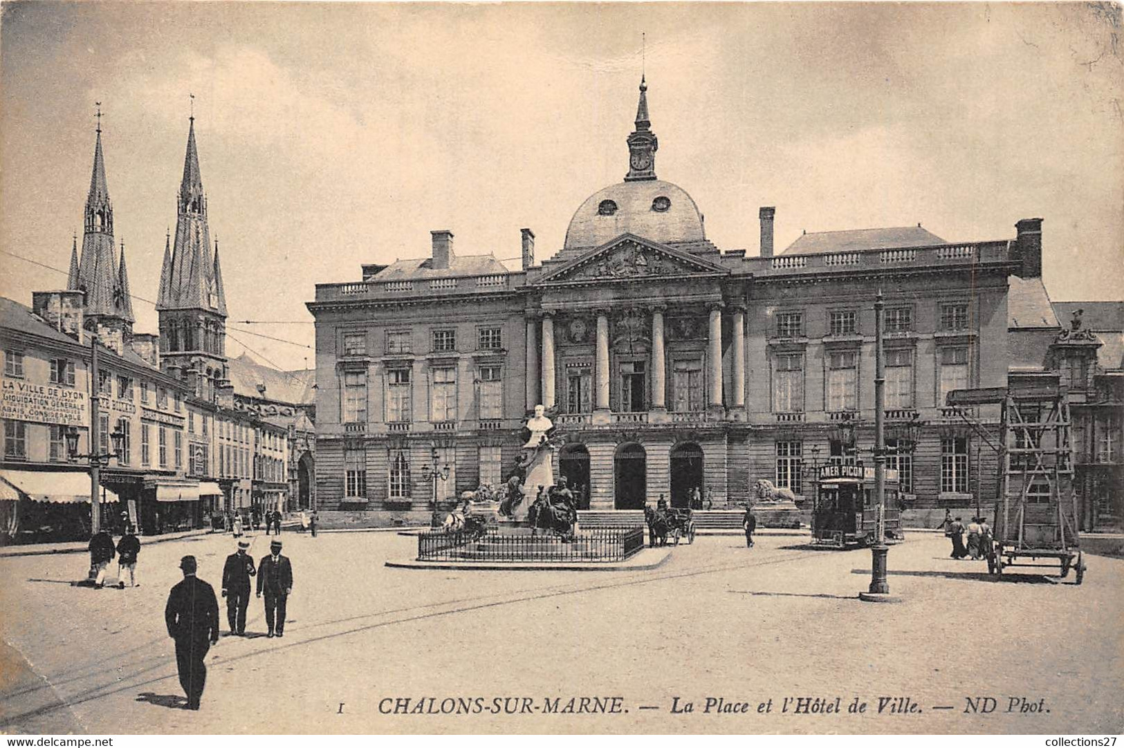 51-CHALONS-SUR-MARNE-LOT DE 120 CARTES POSTALE ANCIENNES-QUELQUES EXEMPLES