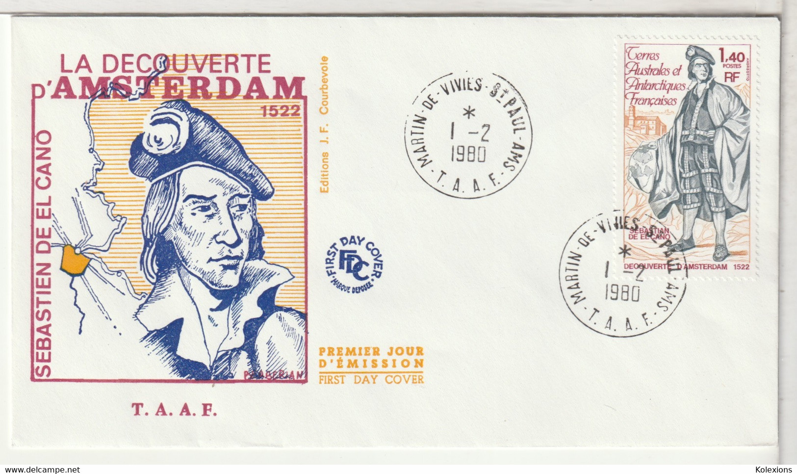 TAAF - FDC - 1980 - ( FDC12) - FDC