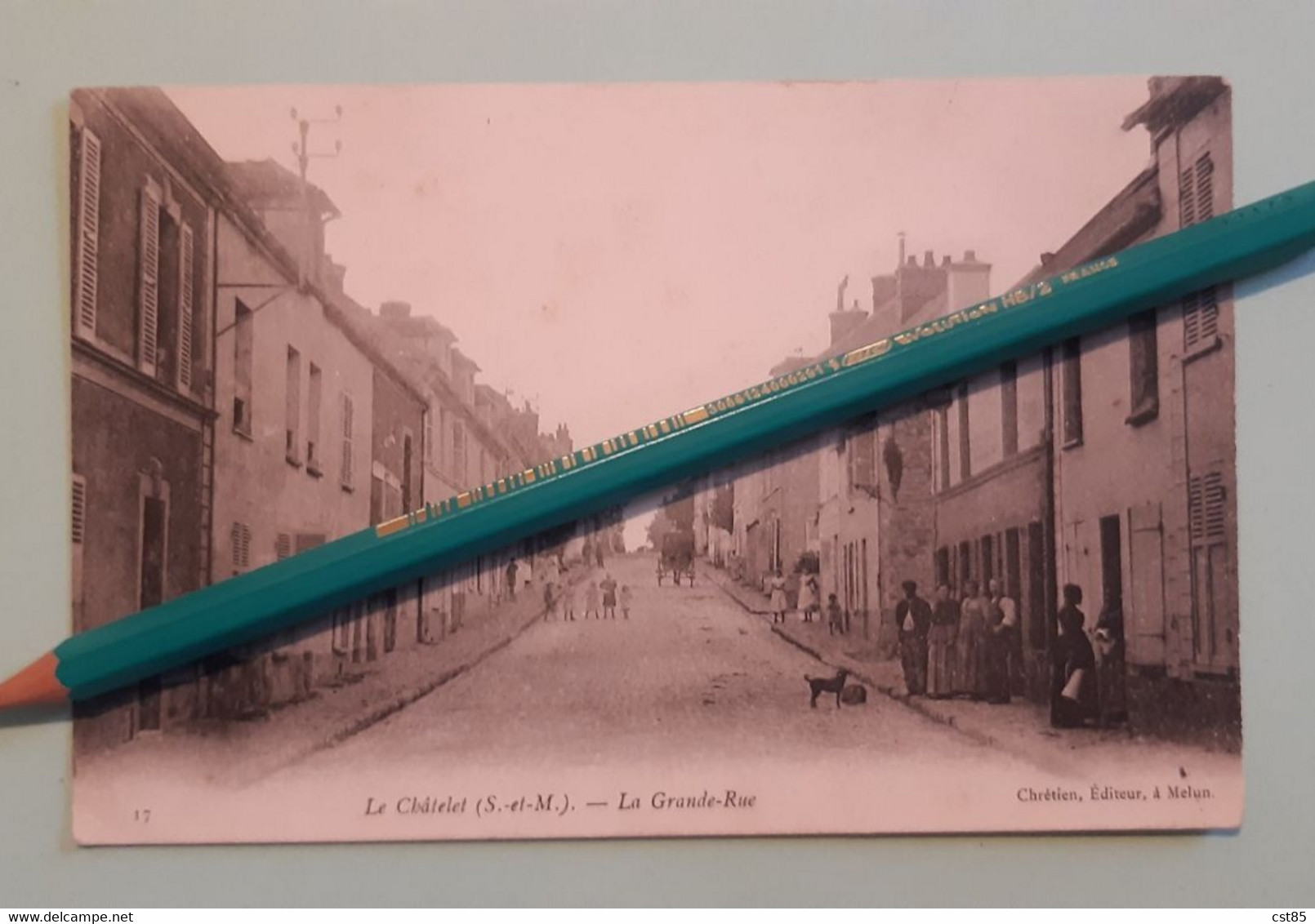 CPA - LE CHATELET - La Grande Rue - Le Chatelet En Brie