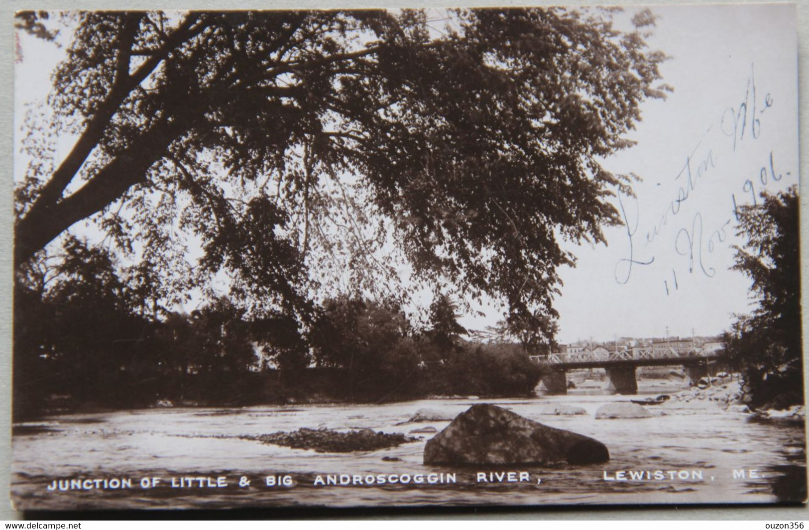 Lewiston (Etats-Unis, Maine), Junction Of Little And Big Androscoggin River - Lewiston