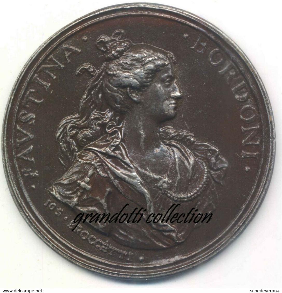 FAUSTINA BORDONI SOPRANO VENEZIA 1723 MEDAGLIA RARA FUSIONE BROCCETTI - Royal/Of Nobility