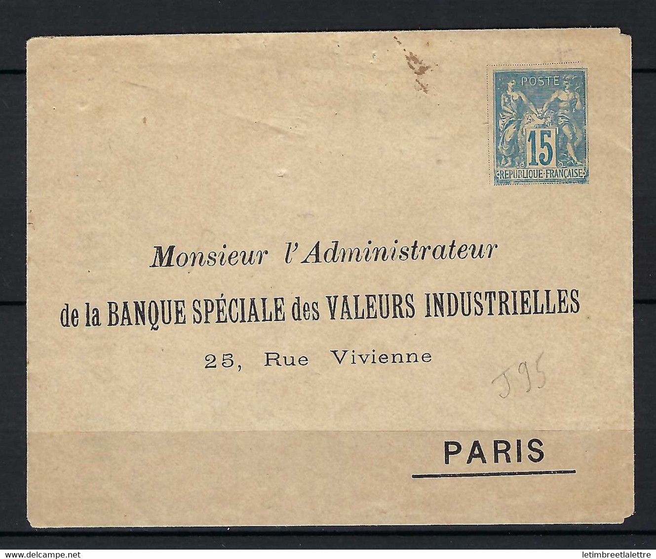 ⭐ France - Entier Postal - N° J 95 - Timbré Sur Commande ⭐ - Standard Covers & Stamped On Demand (before 1995)