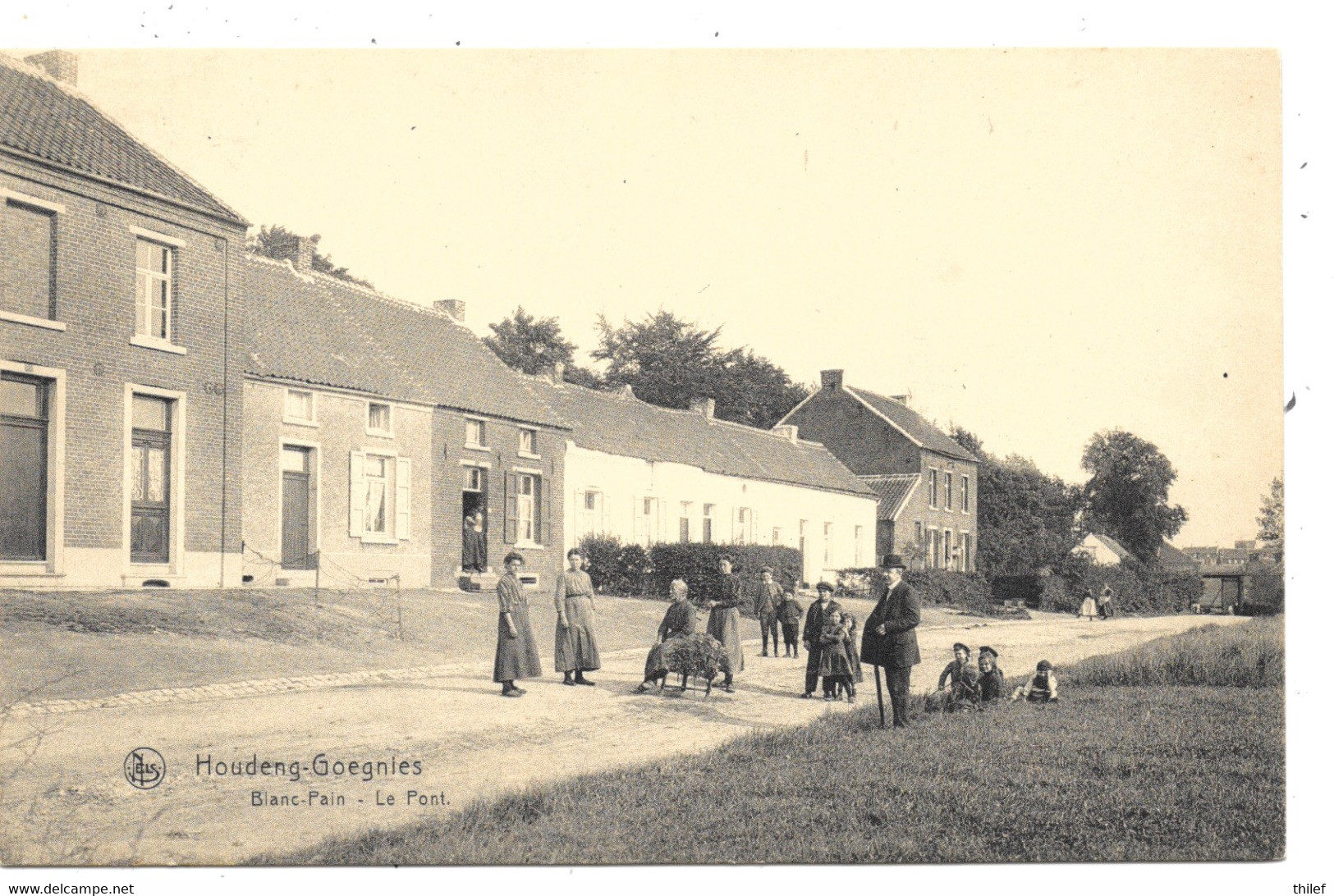 Houdeng-Goegnies NA28: Blanc-Pain. Le Pont - La Louviere