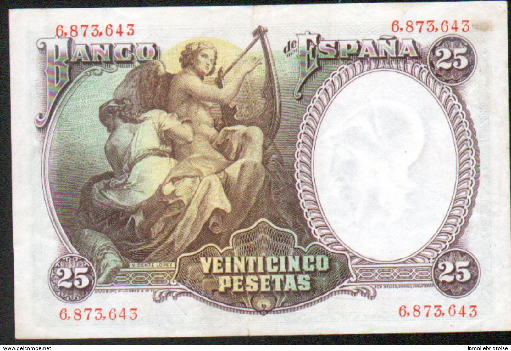 Espagne, Billet De 25 Pesetas 1931 - 25 Pesetas