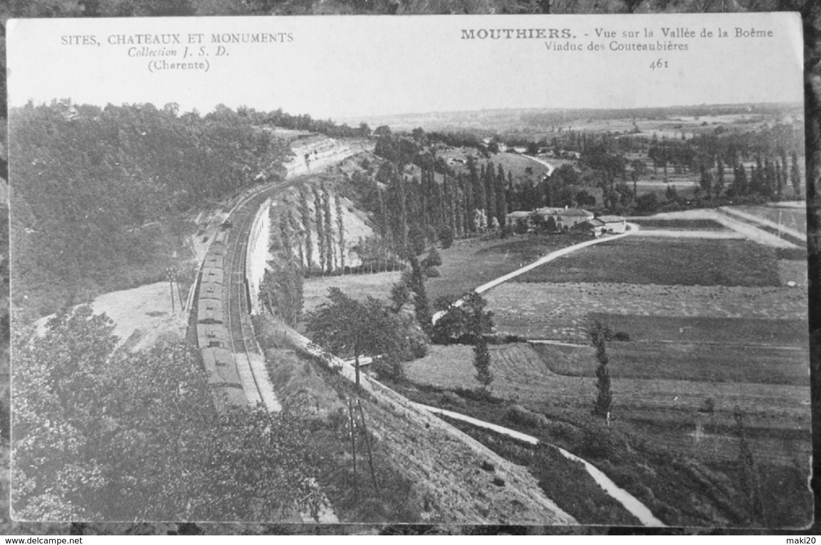 (16). MOUTHIERS SUR BOEME. VIADUC DE COUTAUBIERES. LIGNE PARIS-BORDEAUX. TBE. - Other & Unclassified