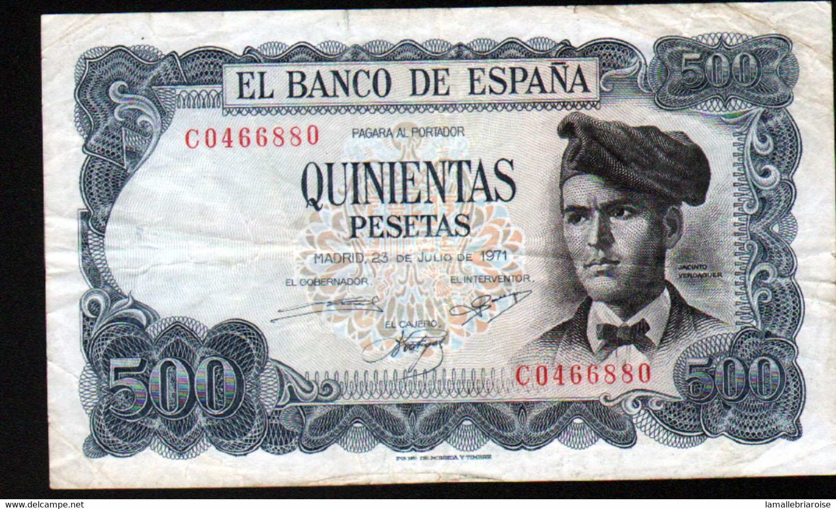 Espagne, Billet De 500 Pesetas 1971 - 25 Peseten