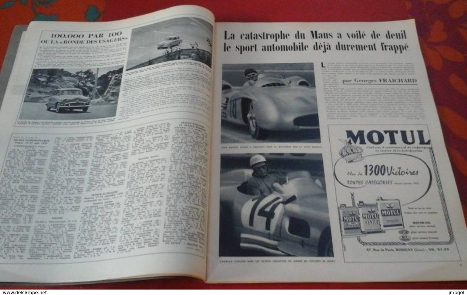 Miroir Des Sports N° Spécial Grands Événements Sportifs 1955 Tour De France Louison Bobet, Anquetil,Catastrophe Du Mans. - Sport