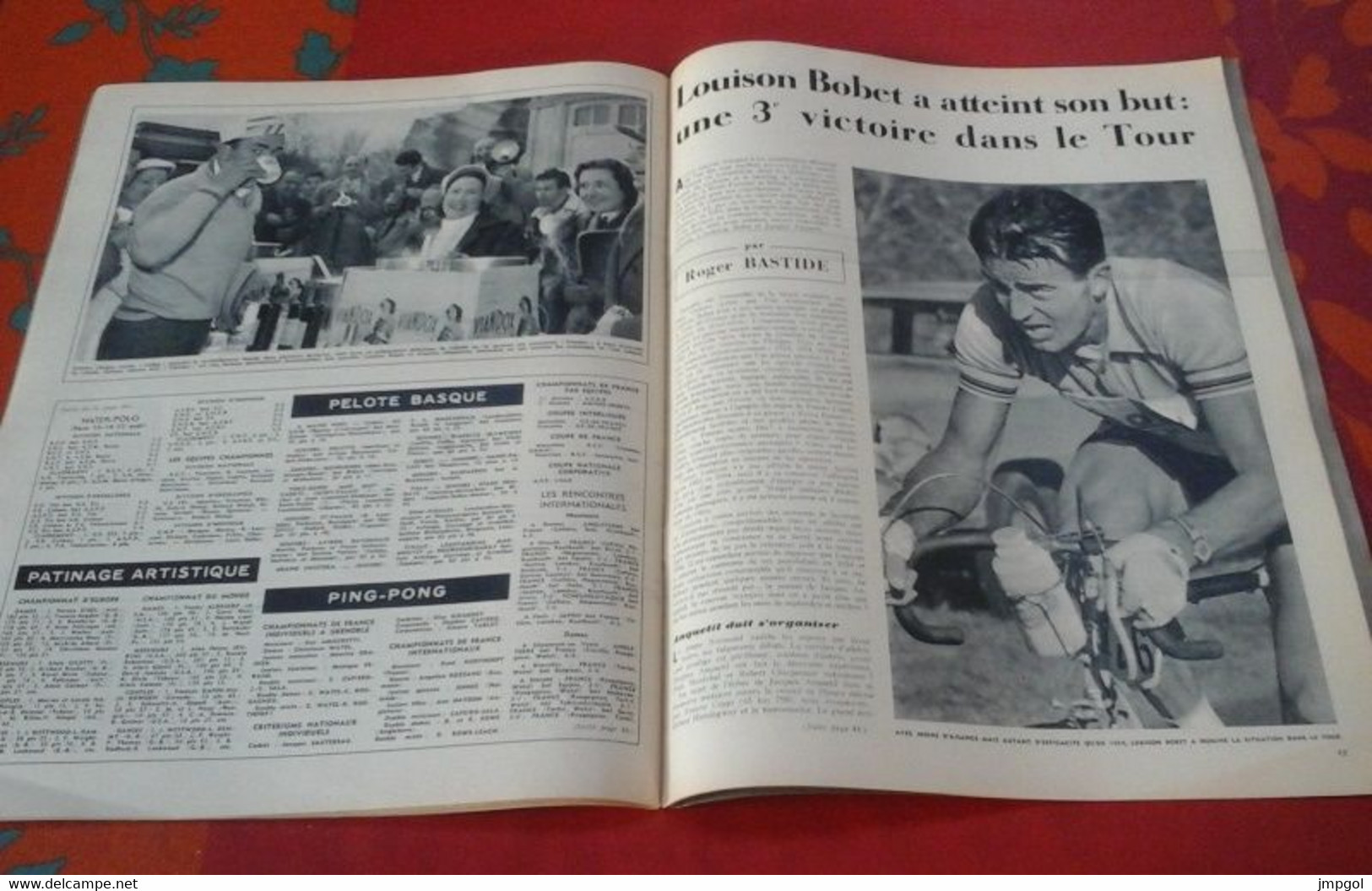 Miroir Des Sports N° Spécial Grands Événements Sportifs 1955 Tour De France Louison Bobet, Anquetil,Catastrophe Du Mans. - Sport